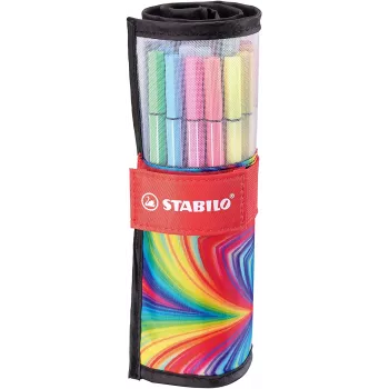 STABILO Pen 68 ARTY set di pennarelli, 25 pezzi, vari colori