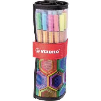 STABILO point 88 pennarello fineliner - mix di colori - 0,4 mm - confezione da 20