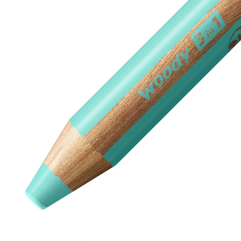 STABILO woody 3 in 1 blu pastello - matita multiuso