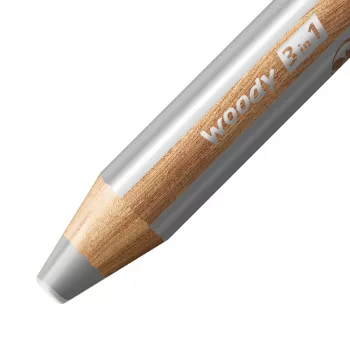 STABILO Woody 3 in 1 matita multiuso 7,6 cm set pastello da 18 pezzi con pennello