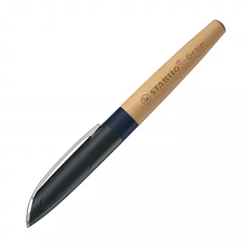 STABILO penna stilografica Grow climaticamente neutra - Blueberry Blue / Beech