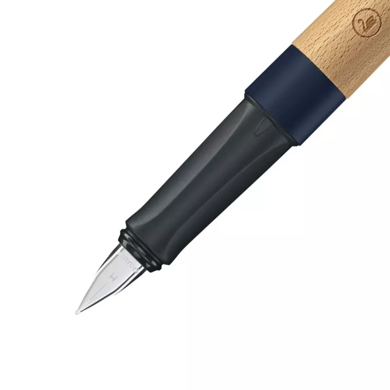 STABILO penna stilografica Grow climaticamente neutra - Blueberry Blue / Beech