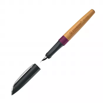 STABILO Grow penna stilografica - Plum Red / Cherry, pennino medio, climaticamente neutra