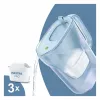 BRITA Style Eco caraffa filtrante, Glacier Blue, incl. 3 cartucce MAXTRA PRO All-in-1