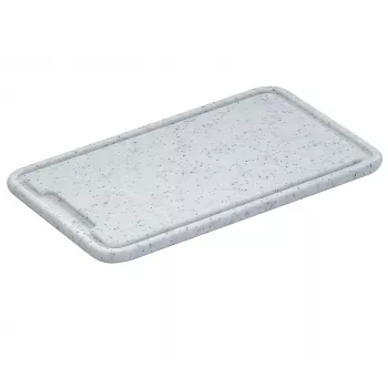 Zassenhaus Carving Board plastica grigio chiaro 36x23x1,5 cm