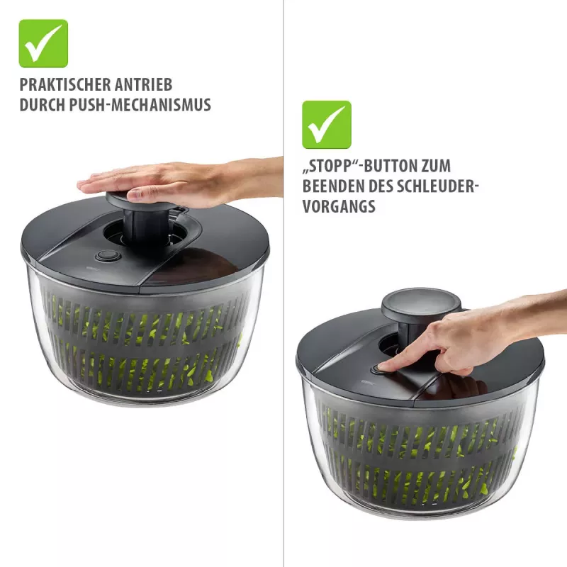 GEFU PUSH IT centrifuga per insalata