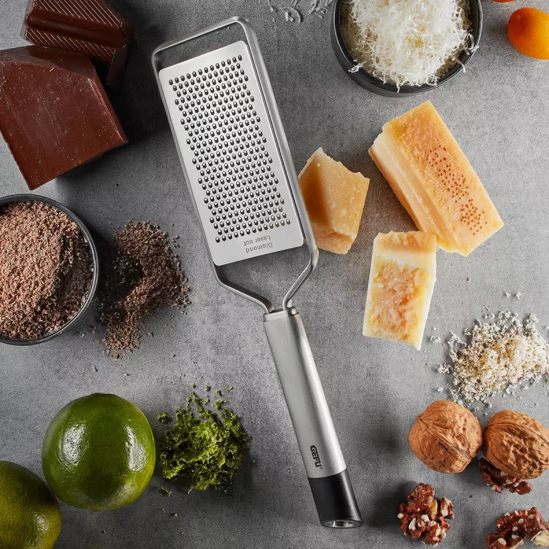 GEFU PRIMELINE Mini Grattugia fine acciaio inox/nero