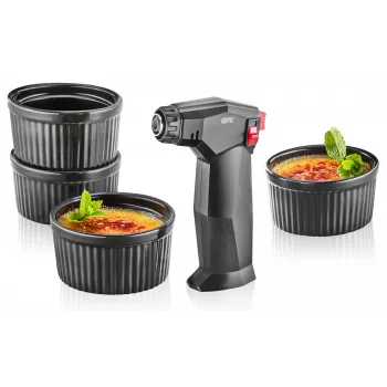 GEFU ZUCA Set crème brûlée 5 pezzi