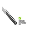 GEFU ACURO Set di coltelli da 3 pezzi - coltello da chef, coltello multiuso e coltello pelapatate