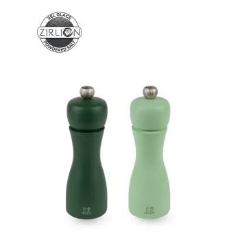 Peugeot Tahiti set macinapepe e macinasale 2 pezzi 15 cm verde
