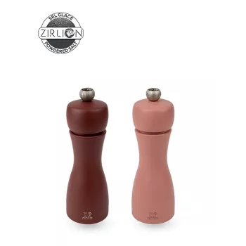 Peugeot Tahiti set macinasale e macinapepe 2 pezzi 15 cm cioccolato