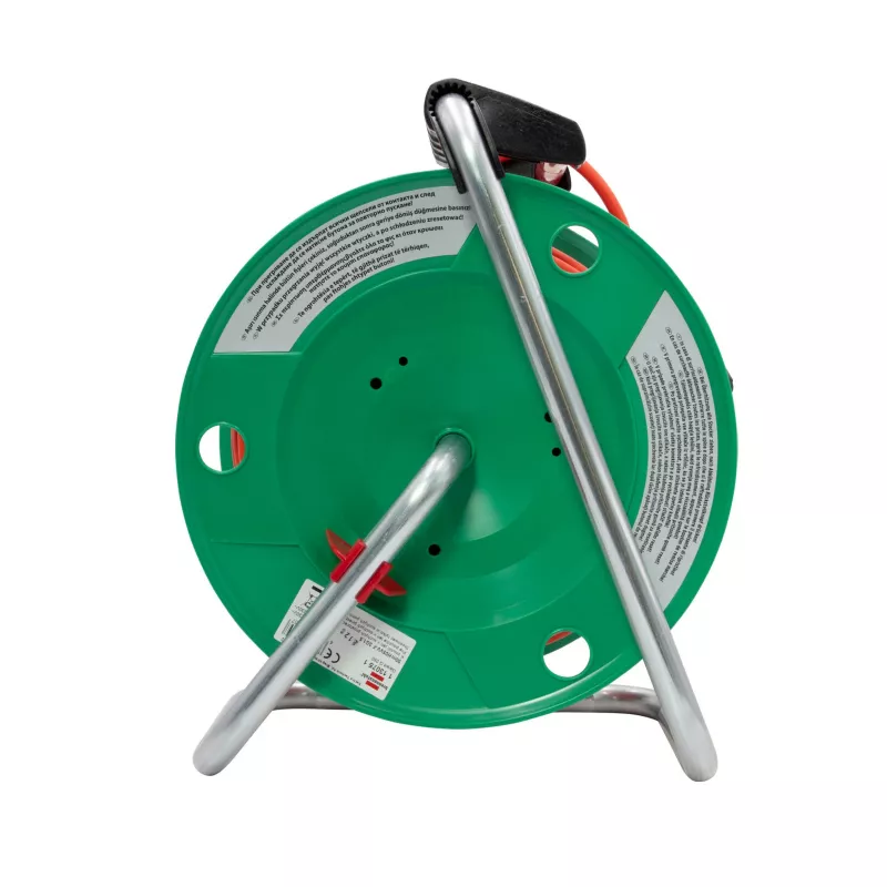 AKYGA AK-CR-04 Avvolgicavo prolunga 50m 4 prese Schuko IP44 nero