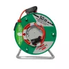 AKYGA AK-CR-04 Avvolgicavo prolunga 50m 4 prese Schuko IP44 nero
