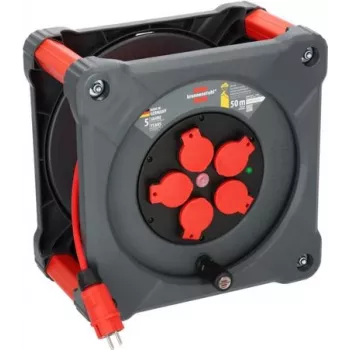 Brennenstuhl 9201500210 avvolgicavo 25m H05VV-F 3G1.5 4x Schuko IP44 1000/3500W