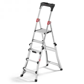 Hailo Master TL100 scala in alluminio 3-5 gradini portata 150 kg