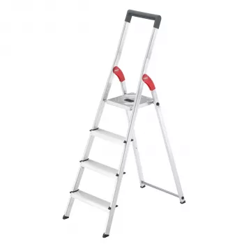 Hailo L51 scala di sicurezza in alluminio 4 gradini