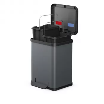 Hailo Oeko duo Plus M pattumiera, Dark Grey Matt