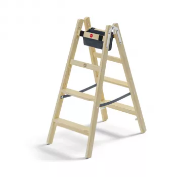 Hailo Master H80 scala a gradini a doppia faccia 2 x 4 gradini