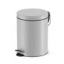 Hailo Selekta S pattumiera a pedale 5 L, grigio opaco