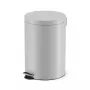 Hailo Selekta M contenitore rifiuti da incasso, grigio seta opaco, 19 L, montaggio a pavimento