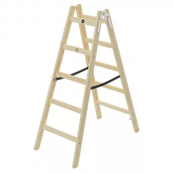 Hailo H40 StandardLine scala a gradini in legno a doppia faccia 2x5