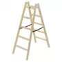 Hailo H40 StandardLine scala a gradini in legno a doppia faccia 2x5