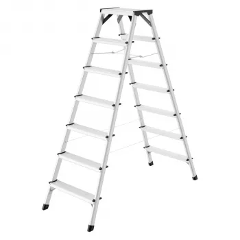 Hailo D60 StandardLine scala a doppia faccia 2x7 gradini