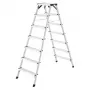 Hailo D60 StandardLine scala a doppia faccia 2x7 gradini