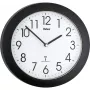 Mebus 52450 Orologio da parete radiocontrollato nero digitale LCD radiocontrollato