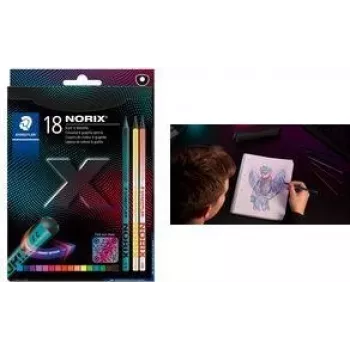STAEDTLER NORIX set matite colorate 12 pezzi certificato PEFC