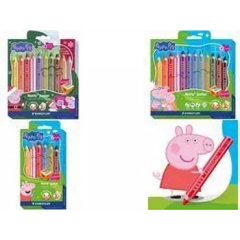 STAEDTLER Noris Colour pastelli colorati Peppa Pig confezione da 12 100% PEFC