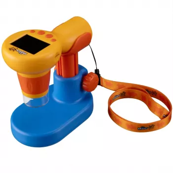 DieMaus microscopio portatile 60x-100x LED giallo/arancione