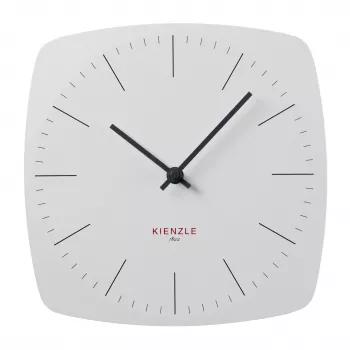 KIENZLE orologio da parete radiocontrollato DCF Modern 24,8 cm bianco