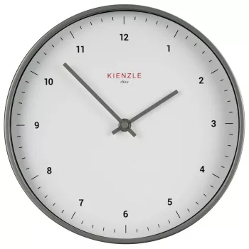 KIENZLE orologio da parete radiocontrollato DCF Classic 25 cm, bianco