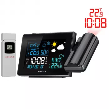 KIENZLE stazione meteorologica radio con proiezione a parete (14993)
