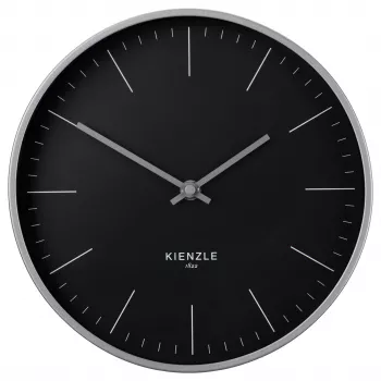 KIENZLE orologio da parete radiocontrollato DCF Modern antracite 25 cm