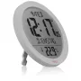 KIENZLE orologio da parete radiocontrollato DCF con indicazione della temperatura ambiente, bianco