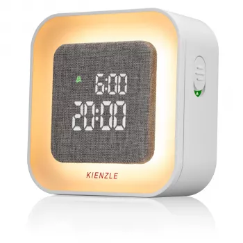 KIENZLE Light Sveglia quadrata nera