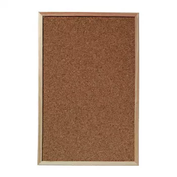 Herlitz 1600030 Bacheca in sughero, 60 x 40 cm, marrone