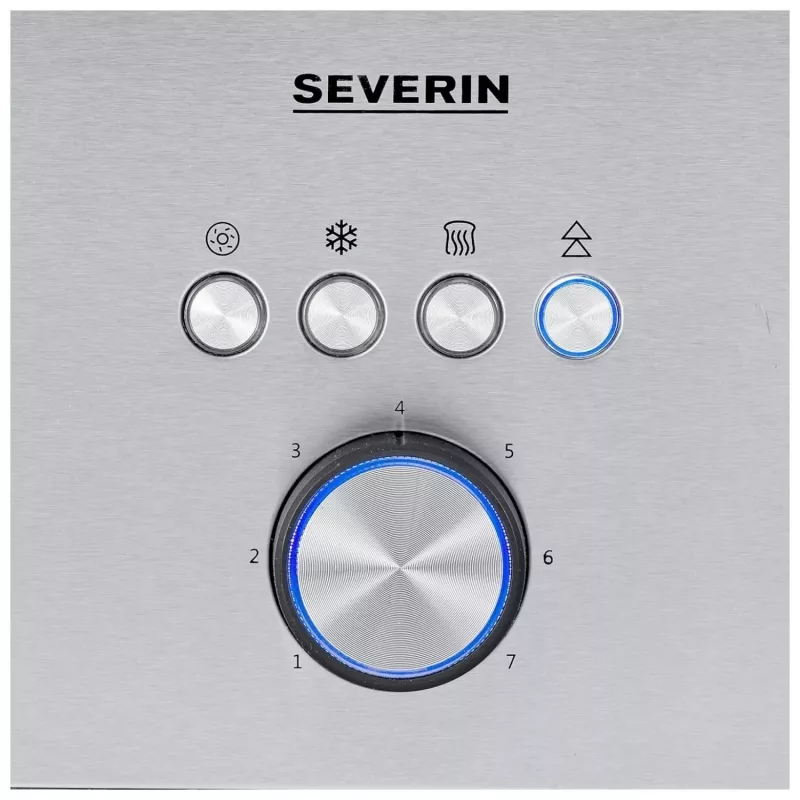 SEVERIN AT 2620 Tostapane 800 W 2 fessure argento/nero