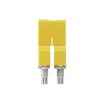 Weidmüller WQV 4/2 Connettore trasversale, 2 poli, 4 mm², giallo, 50 pezzi