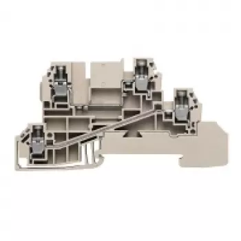 Weidmüller Morsetto passante, 2,5 mm², 24 A, 800 V, beige, collegamento a vite, 50 pezzi