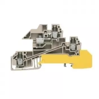 Weidmüller morsetto passante, beige, 2,5 mm², 24 A, 50 pz.