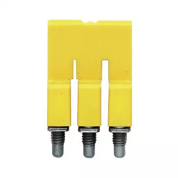 Weidmüller WQV 2.5/3 connettore trasversale, a 3 poli, 2,5 mm², giallo, poliammide, UL94 V-0, 50 pz.