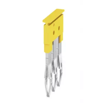 Weidmüller ZQV 2.5/3 connettore trasversale, a 3 poli, giallo, 60 pz.