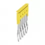 Weidmüller ZQV 2.5/5 connettore trasversale, giallo, a 5 poli, 24 A, 800 V, 2,5 mm²