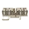 Weidmüller ZDU 2.5/4AN morsetto passante, collegamento a molla, 2,5 mm², beige, 100 pezzi