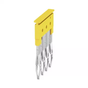 Weidmüller ZQV 2.5/4 connettore trasversale, a 4 poli, 2,5 mm², giallo, 60 pz.