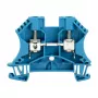 Weidmüller WDU 6 BL morsetto passante, 6 mm², collegamento a vite, blu, 100 pezzi