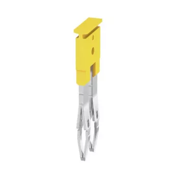 Weidmüller ZQV 2.5/2 connettore trasversale, 2,5 mm², a 2 poli, giallo, 60 pz.